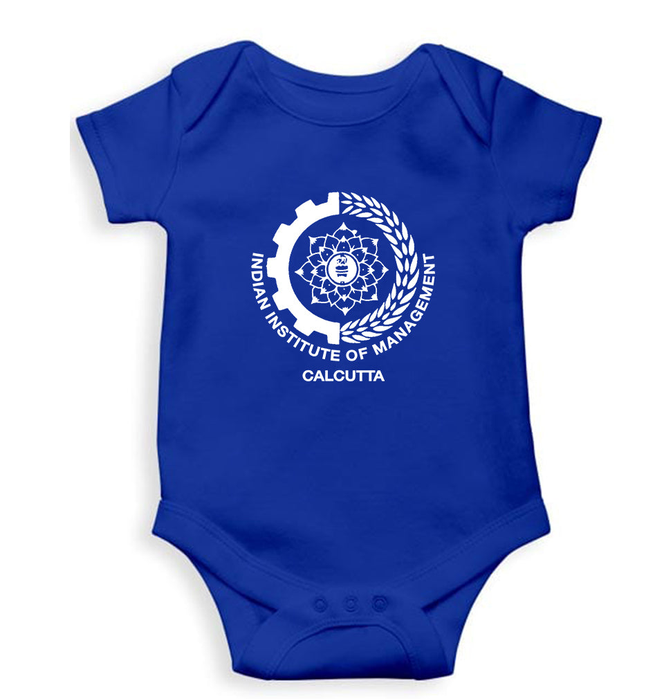 IIM Calcutta Kids Romper For Baby Boy/Girl-0-5 Months(18 Inches)-Royal Blue-Ektarfa.online