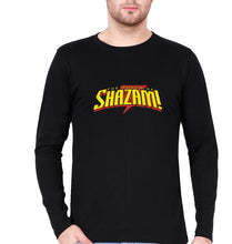 Load image into Gallery viewer, The Power of Shazam! Full Sleeves T-Shirt for Men-Black-Ektarfa.online
