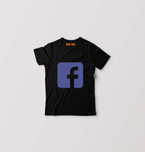 Load image into Gallery viewer, Facebook Kids T-Shirt for Boy/Girl-Black-Ektarfa.online
