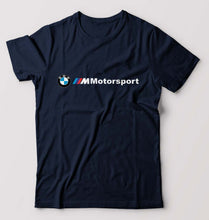 Load image into Gallery viewer, BMW Motorsport T-Shirt for Men-S(38 Inches)-Navy Blue-Ektarfa.online
