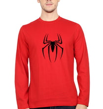 Load image into Gallery viewer, Spiderman Full Sleeves T-Shirt for Men-Red-Ektarfa.online
