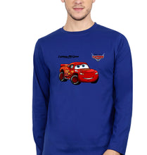 Load image into Gallery viewer, Lightning McQueen Full Sleeves T-Shirt for Men-Royal Blue-Ektarfa.online
