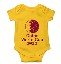 Load image into Gallery viewer, FIFA World Cup Qatar 2022 Kids Romper For Baby Boy/Girl-0-5 Months(18 Inches)-Yellow-Ektarfa.online
