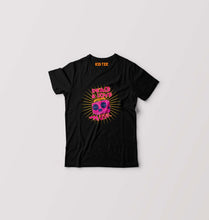 Load image into Gallery viewer, Psychedelic Music Peace Love Kids T-Shirt for Boy/Girl-Black-Ektarfa.online
