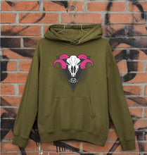 Load image into Gallery viewer, Ram Skull Unisex Hoodie for Men/Women-Olive Green-Ektarfa.online
