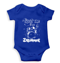 Load image into Gallery viewer, Drummer Kids Romper For Baby Boy/Girl-0-5 Months(18 Inches)-Royal Blue-Ektarfa.online
