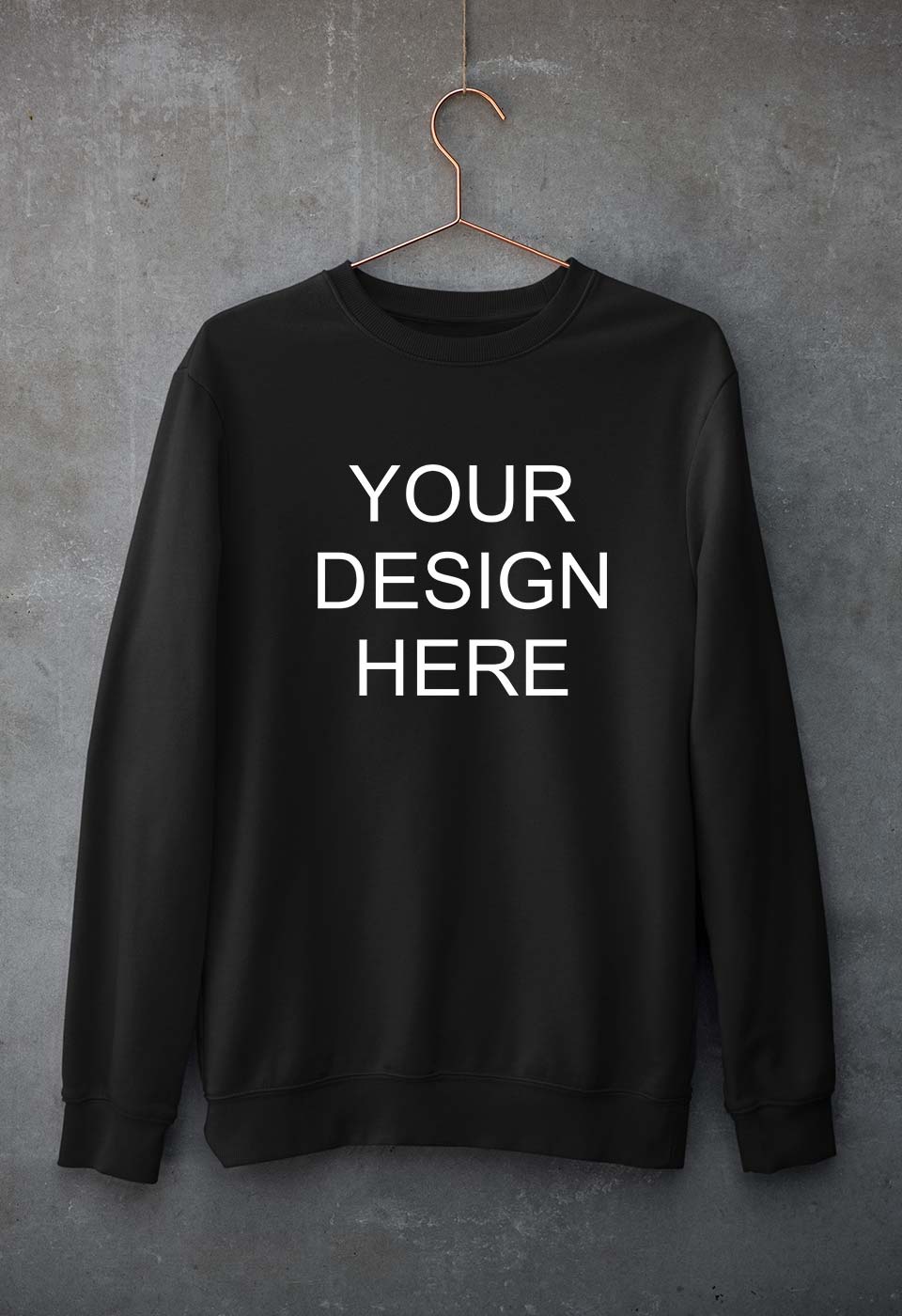 Customized-Custom-Personalized Unisex Sweatshirt for Men/Women-S(40 Inches)-Black-Ektarfa.co.in