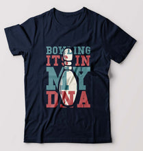 Load image into Gallery viewer, Bowling T-Shirt for Men-S(38 Inches)-Navy Blue-Ektarfa.online
