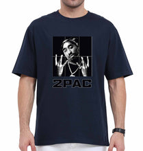 Load image into Gallery viewer, Tupac 2Pac Oversized T-Shirt for Men-Navy Blue-Ektarfa.online
