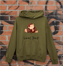 Load image into Gallery viewer, Monkey Lazy Day Unisex Hoodie for Men/Women-S(40 Inches)-Olive Green-Ektarfa.online
