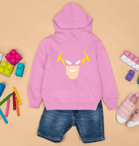 Flash Superhero Kids Hoodie for Boy/Girl-Light Baby Pink-Ektarfa.online