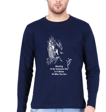 Load image into Gallery viewer, Kurt Cobain Full Sleeves T-Shirt for Men-Navy Blue-Ektarfa.online
