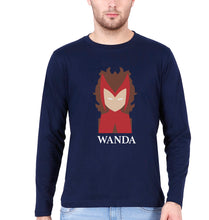 Load image into Gallery viewer, Wanda Full Sleeves T-Shirt for Men-Navy blue-Ektarfa.online
