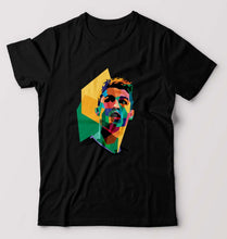 Load image into Gallery viewer, Cristiano Ronaldo CR7 T-Shirt for Men-S(38 Inches)-Black-Ektarfa.online
