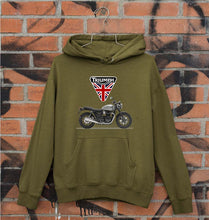 Load image into Gallery viewer, Triumph Motorcycles Unisex Hoodie for Men/Women-S(40 Inches)-Olive Green-Ektarfa.online

