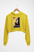 Load image into Gallery viewer, James Bond 007 Crop HOODIE FOR WOMEN-Mustard Yellow-Ektarfa.online
