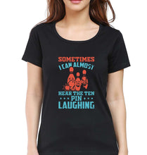 Load image into Gallery viewer, Bowling T-Shirt for Women-Black-Ektarfa.online
