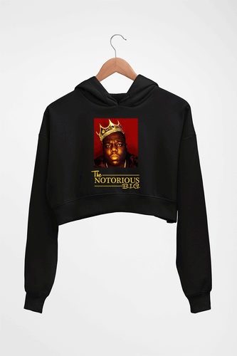 The Notorious Big Crop HOODIE FOR WOMEN-Black-Ektarfa.online