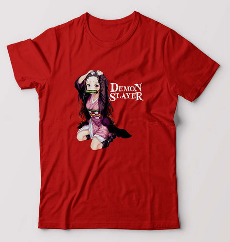 Demon Slayer T-Shirt for Men-Red-Ektarfa.online