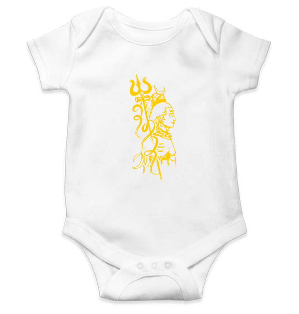 Shiv Kids Romper For Baby Boy/Girl-0-5 Months(18 Inches)-White-Ektarfa.online