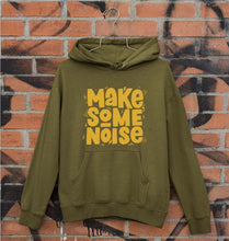 Load image into Gallery viewer, Make Some Noise Unisex Hoodie for Men/Women-S(40 Inches)-Olive Green-Ektarfa.online
