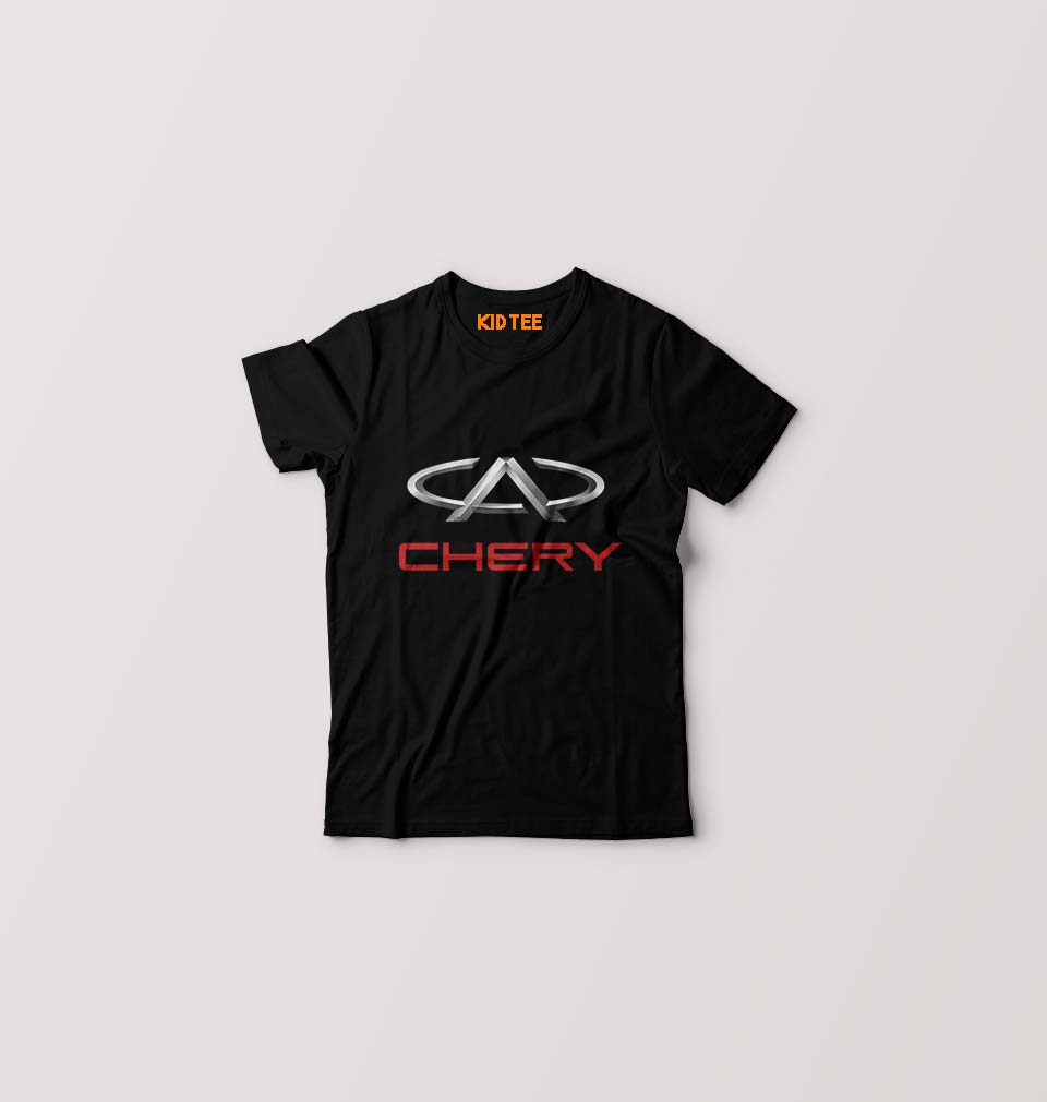 Chery Kids T-Shirt for Boy/Girl-Black-Ektarfa.online