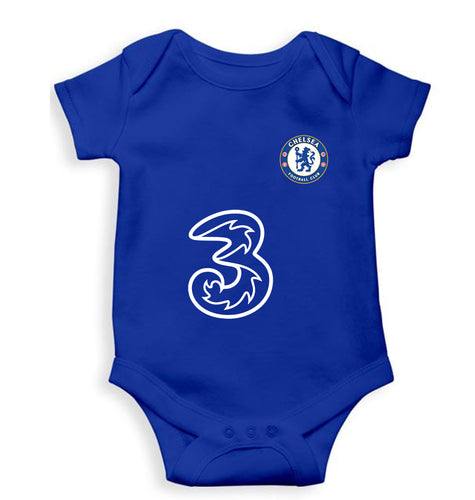 Chelsea 2021-22 Kids Romper For Baby Boy/Girl-0-5 Months(18 Inches)-Royal Blue-Ektarfa.online