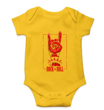 Load image into Gallery viewer, Rock N Roll Kids Romper For Baby Boy/Girl-0-5 Months(18 Inches)-Yellow-Ektarfa.online
