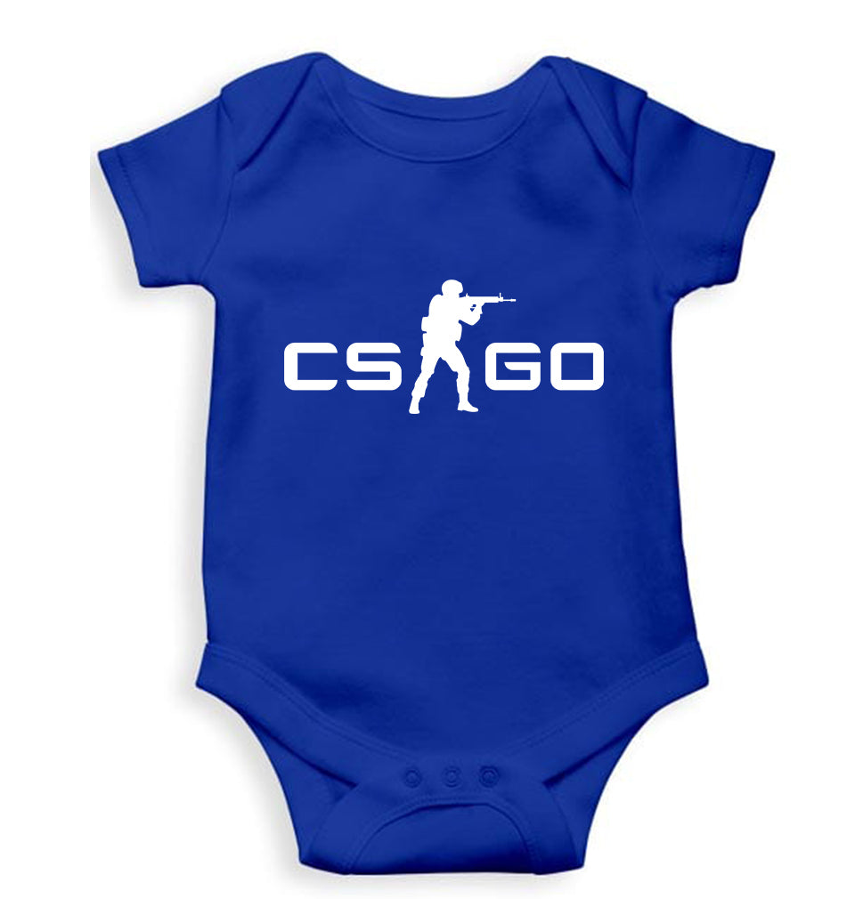 Counter-strike Global Offensive(CS GO) Kids Romper For Baby Boy/Girl-Royal Blue-Ektarfa.online