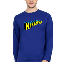 Load image into Gallery viewer, Nikamma Full Sleeves T-Shirt for Men-Royal Blue-Ektarfa.online

