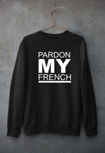 Load image into Gallery viewer, Pardon My French Unisex Sweatshirt for Men/Women-Black-Ektarfa.online
