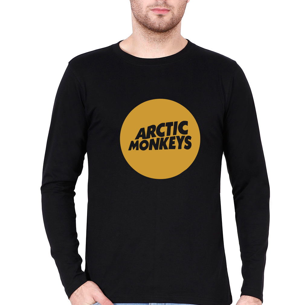 Arctic Monkeys Full Sleeves T-Shirt for Men-Black-Ektarfa.online
