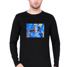 Load image into Gallery viewer, Erling Haaland Full Sleeves T-Shirt for Men-Black-Ektarfa.online
