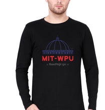 Load image into Gallery viewer, MIT World Peace University Full Sleeves T-Shirt for Men-Black-Ektarfa.online
