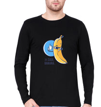 Load image into Gallery viewer, Banana Full Sleeves T-Shirt for Men-Black-Ektarfa.online
