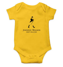 Load image into Gallery viewer, Johnnie Walker Kids Romper For Baby Boy/Girl-0-5 Months(18 Inches)-Yellow-Ektarfa.online
