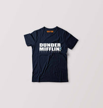 Load image into Gallery viewer, Dunder Mifflin Kids T-Shirt for Boy/Girl-0-1 Year(20 Inches)-Navy Blue-Ektarfa.online
