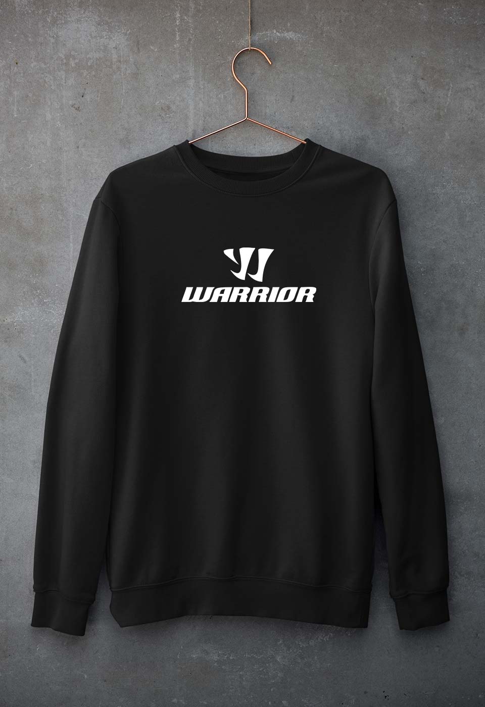 Warrior Sports Unisex Sweatshirt for Men/Women-Black-Ektarfa.online