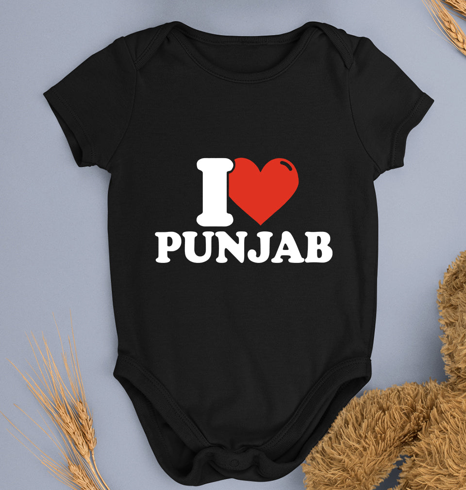 I Love Punjab Kids Romper Kids Romper For Baby Boy/Girl