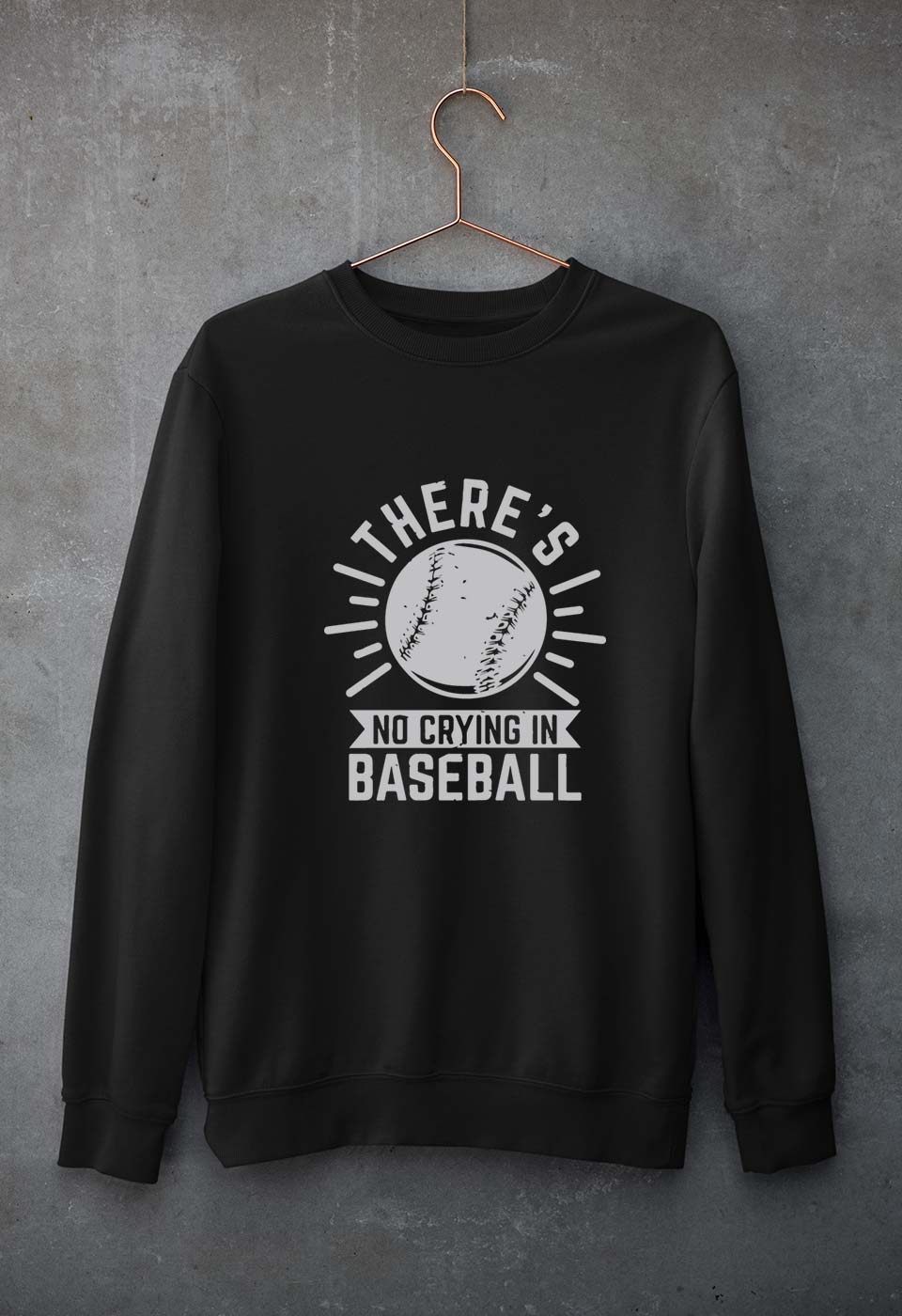 Baseball Unisex Sweatshirt for Men/Women-Black-Ektarfa.online
