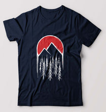 Load image into Gallery viewer, Twin Peaks T-Shirt for Men-Navy Blue-Ektarfa.online
