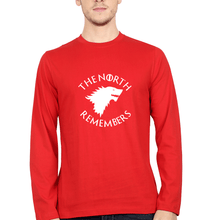 Load image into Gallery viewer, GOT Game Of Thrones North Remembers Full Sleeves T-Shirt for Men-Red-Ektarfa.online
