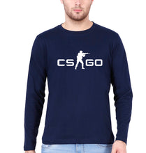 Load image into Gallery viewer, Counter-strike Global Offensive(CS GO) Full Sleeves T-Shirt for Men-Navy Blue-Ektarfa.online
