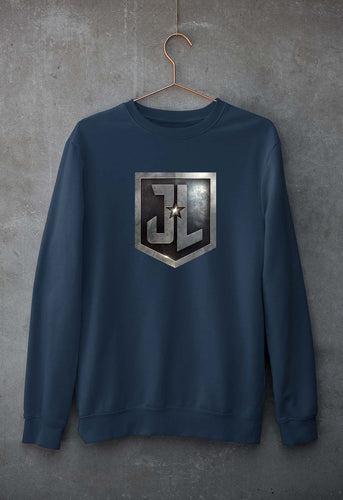 Justice League Unisex Sweatshirt for Men/Women-Navy Blue-Ektarfa.online