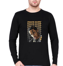 Load image into Gallery viewer, Travis Scott Full Sleeves T-Shirt for Men-S(38 Inches)-Black-Ektarfa.online
