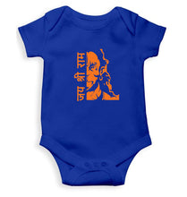 Load image into Gallery viewer, RAMJI Jai Shree Ram Kids Romper Kids Romper For Baby Boy/Girl-0-5 Months(18 Inches)-Royal Blue-Ektarfa.online
