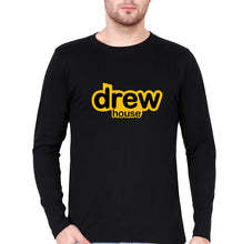 Load image into Gallery viewer, Drew House Full Sleeves T-Shirt for Men-S(38 Inches)-Black-Ektarfa.online
