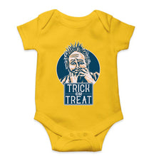 Load image into Gallery viewer, Trick or Treat Kids Romper For Baby Boy/Girl-0-5 Months(18 Inches)-Yellow-Ektarfa.online
