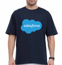 Load image into Gallery viewer, Salesforce Oversized T-Shirt for Men-Navy Blue-Ektarfa.online
