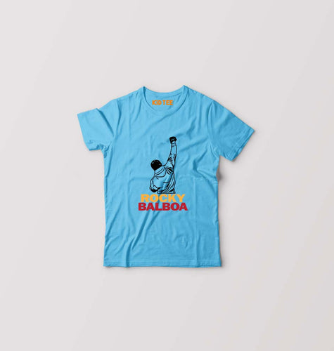 Rocky Balboa Kids T-Shirt for Boy/Girl-Light Blue-Ektarfa.online
